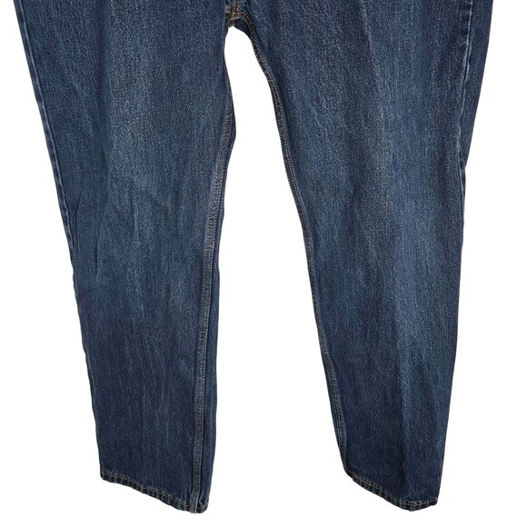 Levis 505 Blue Jeans 40X30 Men's Straight Leg Denim 2021 - Picture 6 of 7